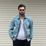 جکت جین مردانه قواره بزرگ وارداتی - Image 4