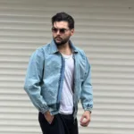 جکت جین مردانه قواره بزرگ وارداتی - Image 2