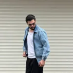 جکت جین مردانه قواره بزرگ وارداتی - Image 16