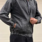 جکت جین مردانه قواره بزرگ وارداتی - Image 10