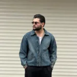 جکت جین مردانه قواره بزرگ وارداتی - Image 14