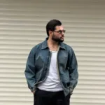 جکت جین مردانه قواره بزرگ وارداتی - Image 13